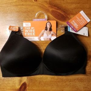 NEW Black Warners bra sz 36C